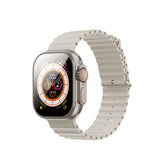 XO M9 Ultra Αθλητικό Smartwatch Κλήσης με Ασύρματη Φόρτιση (Ασημί)